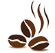 Coffee beans small icon

