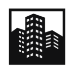 Urban building icon